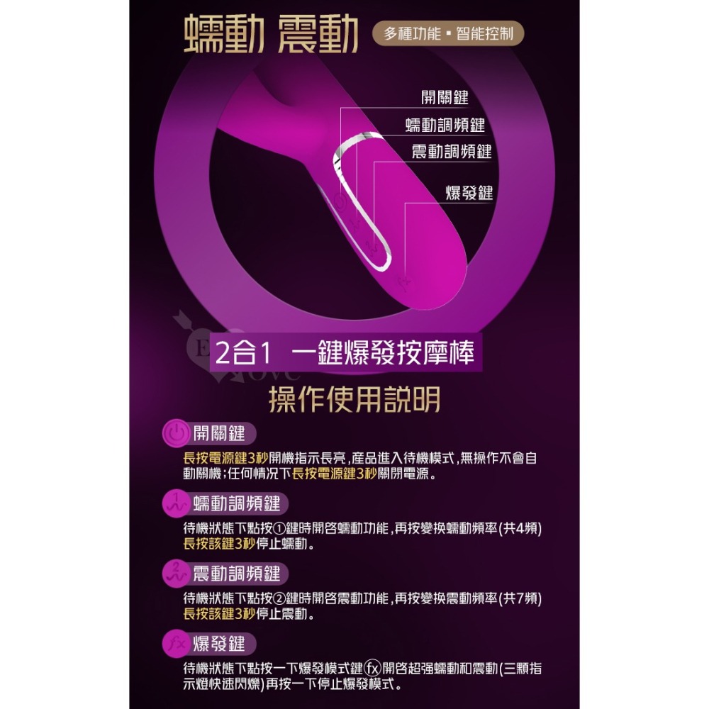 勞爾森瘋狂蠕動高潮按摩棒 兔耳強震跳蛋 攪動陰道深處 G點陰蒂刺激 內外夾擊入體震動自慰按摩器 女性情趣用品001973-細節圖9