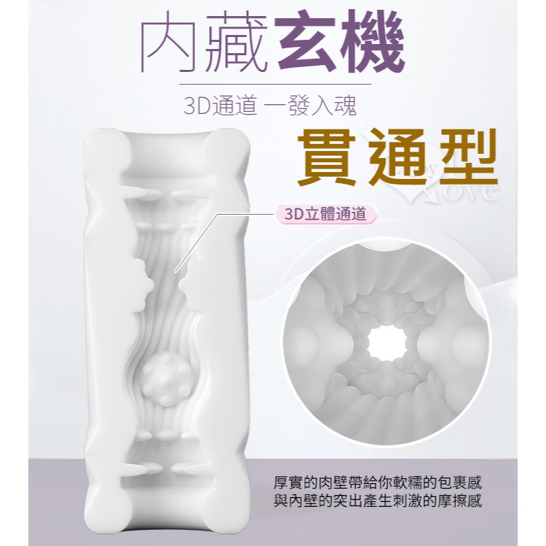 條紋肉芽突疣飛機杯 思春乙女收納罐 立體緊致肉感自慰杯 貫通型老二尻屌自慰器 龜頭刺激按摩鍛鍊器 情趣用品 002468-細節圖4