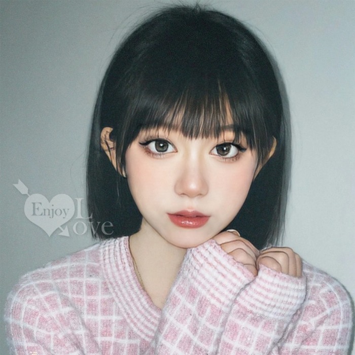 裝扮假髮 空氣瀏海一刀切短直髮【黑色】男女通用假髮 網美直播 角色扮演 表演派對裝扮 男扮女 偽娘變裝 Cosplay-細節圖5