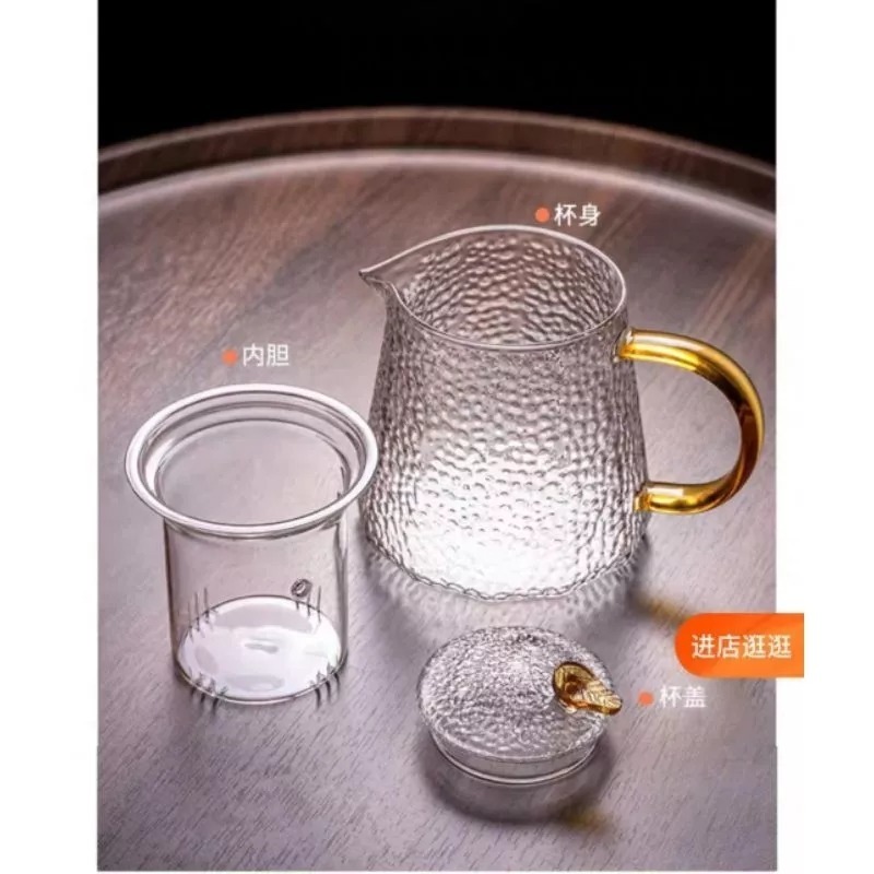『沖茶沏茶玻璃煮茶壺耐高温錘紋茶具』-細節圖4