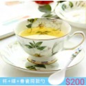 歐式田園花色精緻骨瓷下午茶咖啡杯碟勺組 $200（一杯、一碟、一勺子） 商品價位 :$200-規格圖6