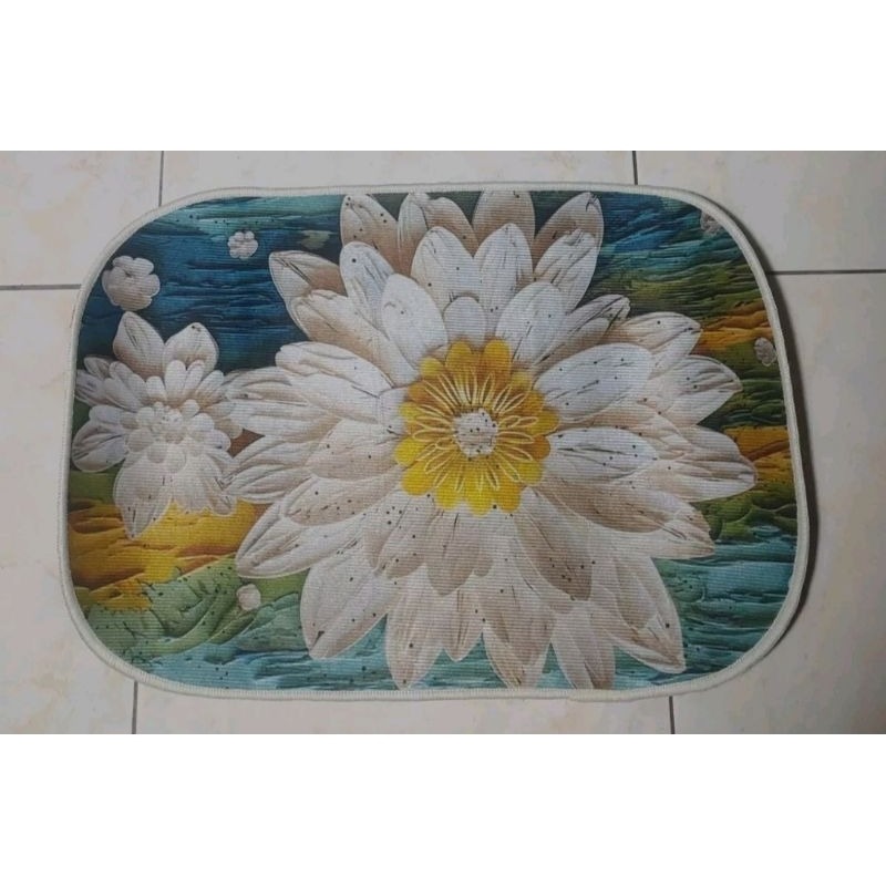 印花圖畫水晶絨地墊脚墊40*60公分-規格圖3