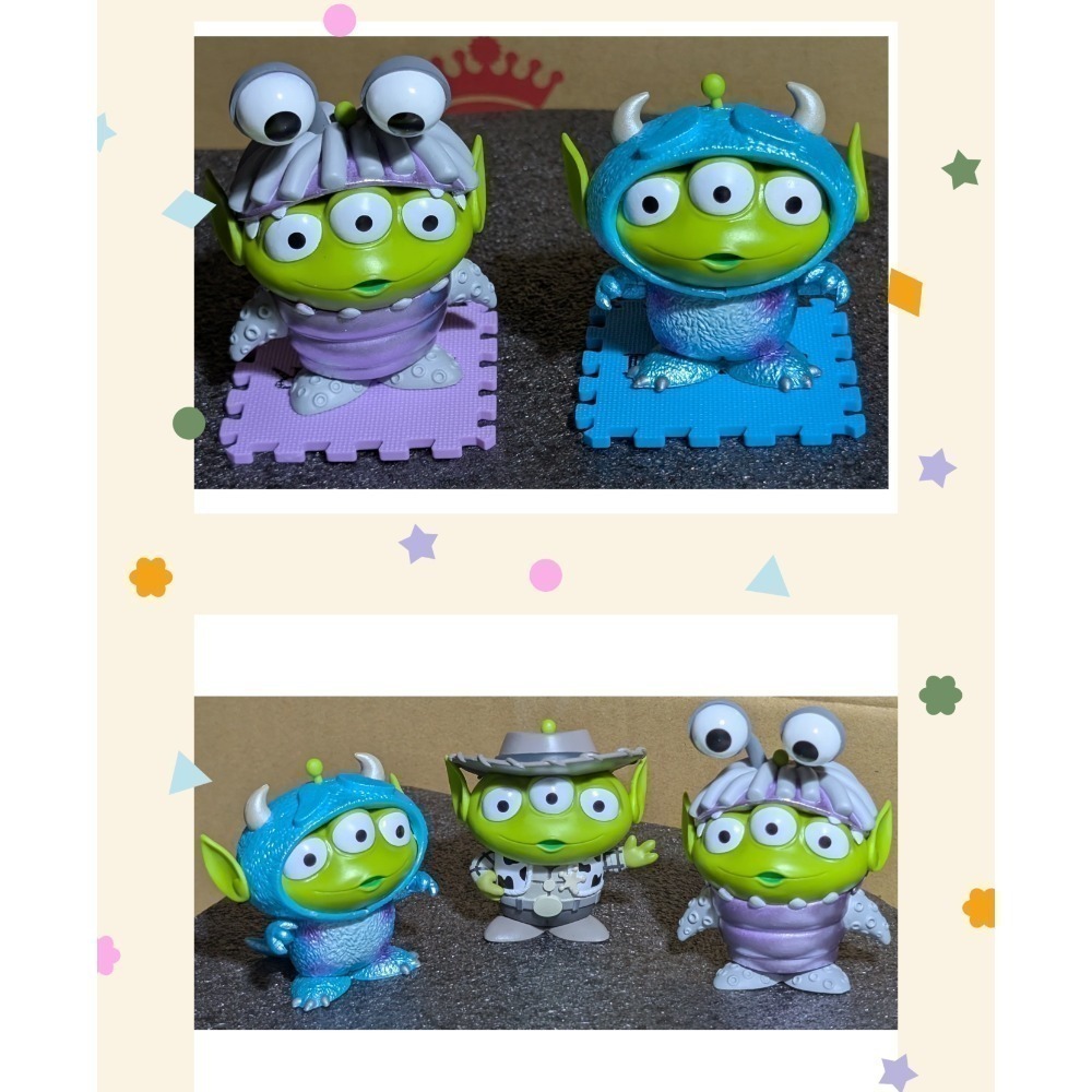 野獸國三眼怪變裝派對特別版玩具總動員外星人黑白配版胡迪夜光版巴斯光年透明版熊抱哥火腿豬怪獸電力公司珠光版毛怪金屬色版阿布-細節圖9