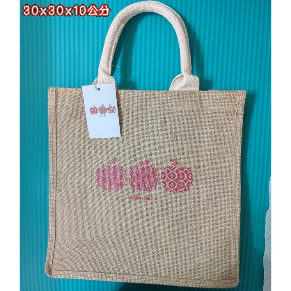 羅曼蒂克 23*11*17cm 招财猫 21x12x20cm 麻布/帆布手提袋禮品袋飯盒袋購物袋-規格圖4