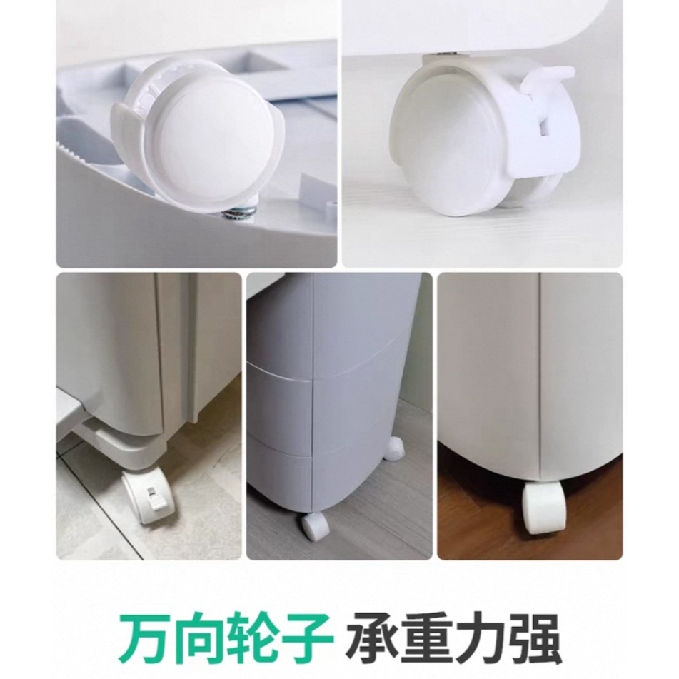 静音方向輪1.5吋曬衣架置物櫃桌櫃移動滑輪帶剎簡易插入式脚輪四只裝-細節圖2