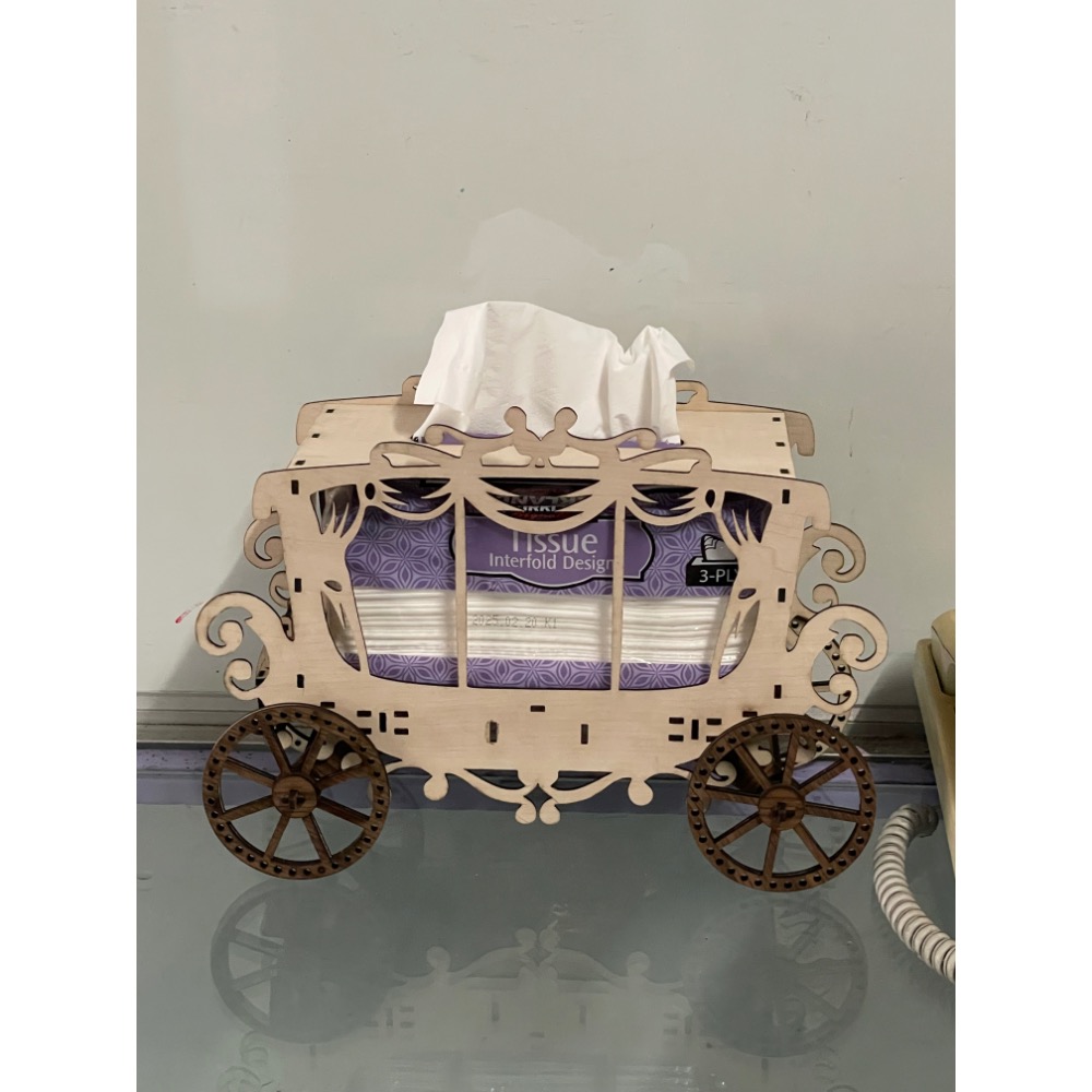 新品首賣馬車面紙盒-細節圖2