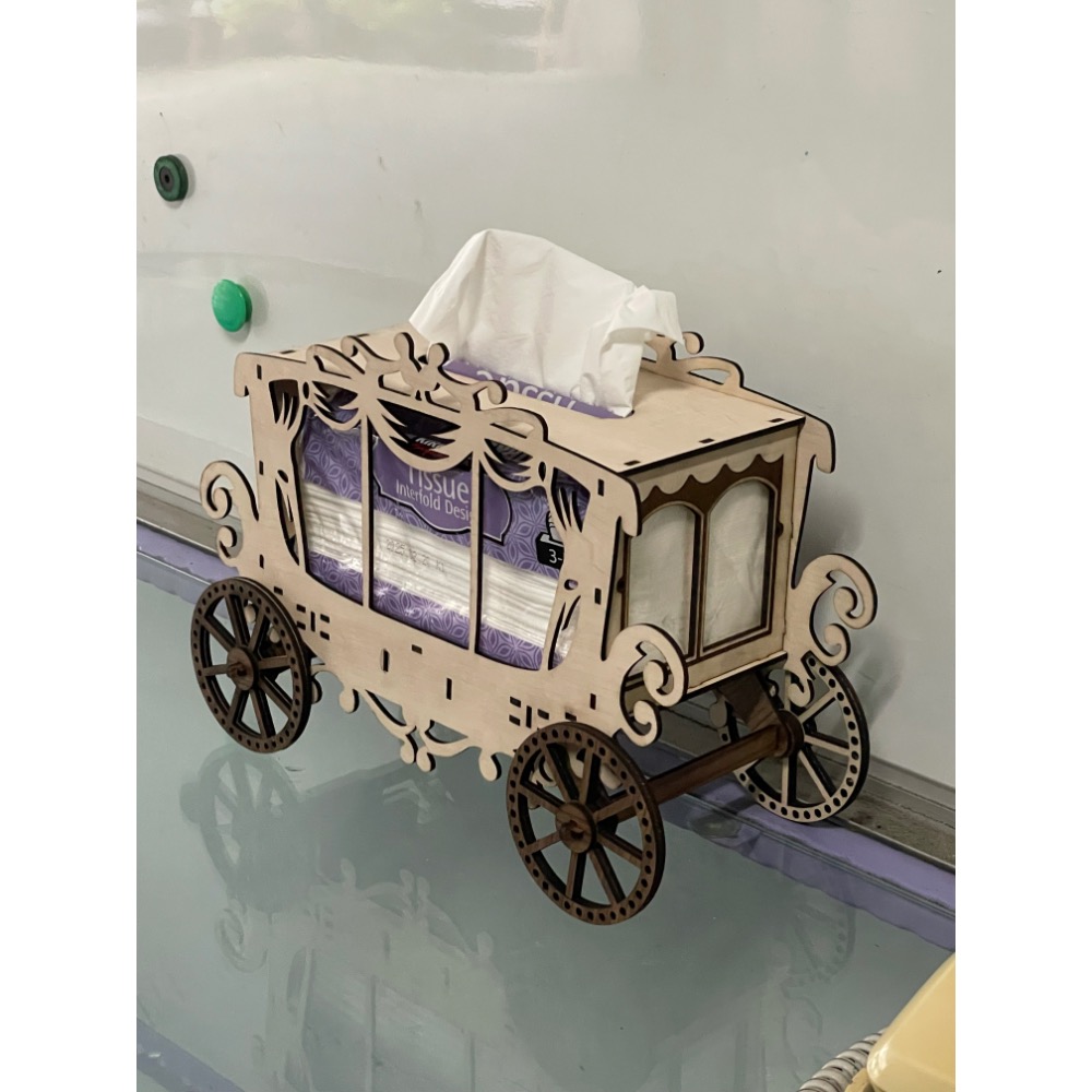 新品首賣馬車面紙盒-細節圖3