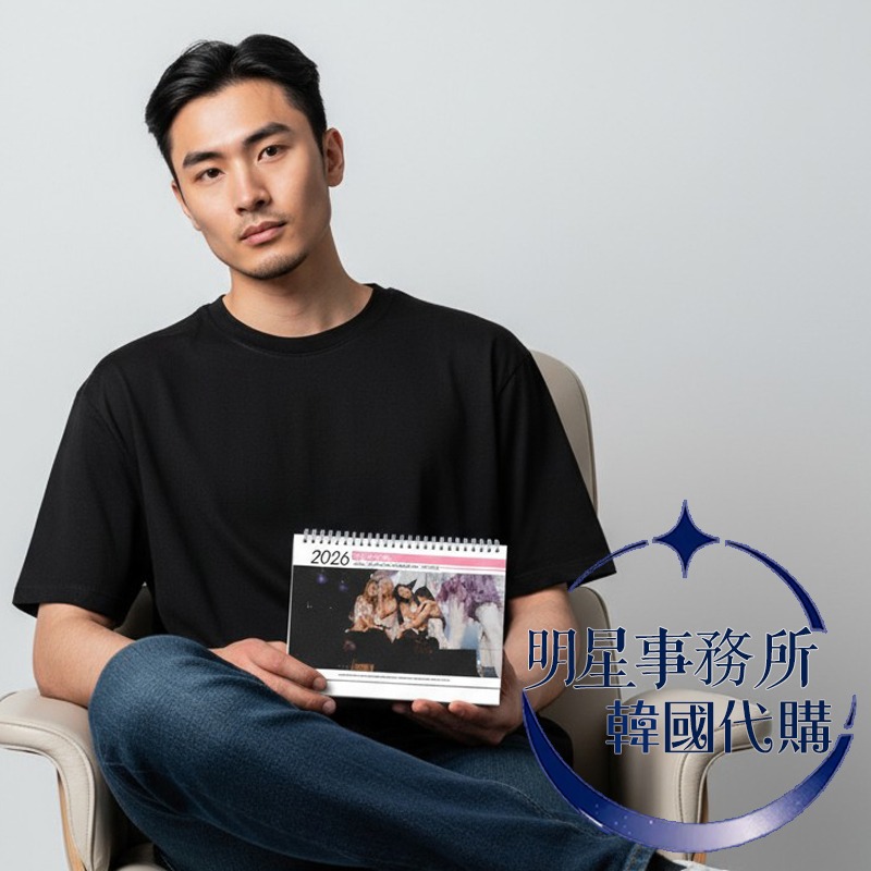 韓國代購 BLACKPINK 年曆 金智秀 朴彩英 Jennie Lisa 2026 ~ 2027 桌曆台曆-細節圖3