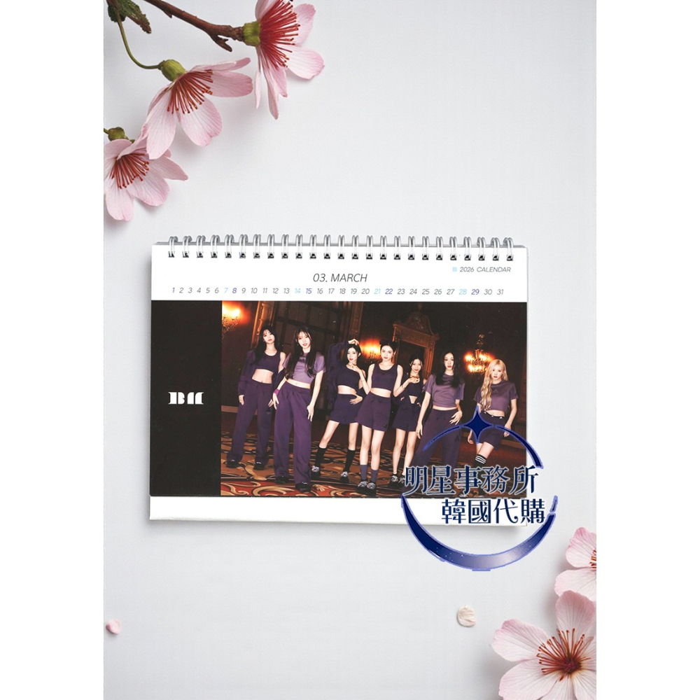 韓國代購 BABYMONSTER 2026~2027 寶怪 年曆桌曆台曆貼紙 鄭雅賢 申厦藍 李茶仁 Chiquita-細節圖3