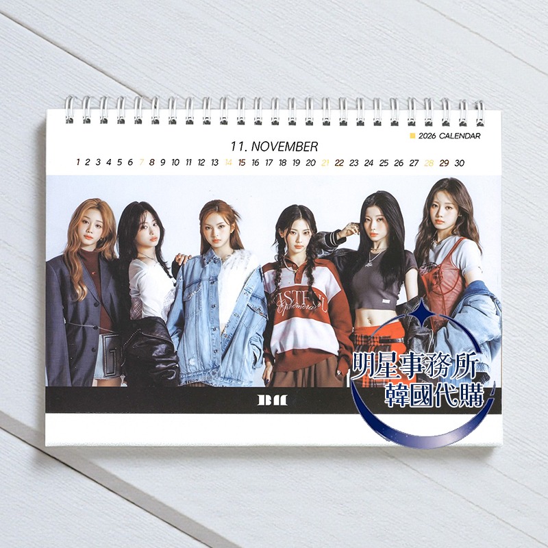 韓國代購 BABYMONSTER 2026~2027 寶怪 年曆桌曆台曆貼紙 鄭雅賢 申厦藍 李茶仁 Chiquita-細節圖3