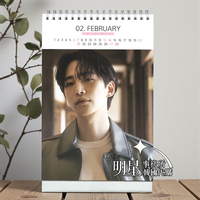 韓國代購 歡迎來到王之國 李俊昊 Lee JunHo 2PM 俊昊 2026 ~2027 年曆 照片桌曆 台曆＋貼紙-細節圖3
