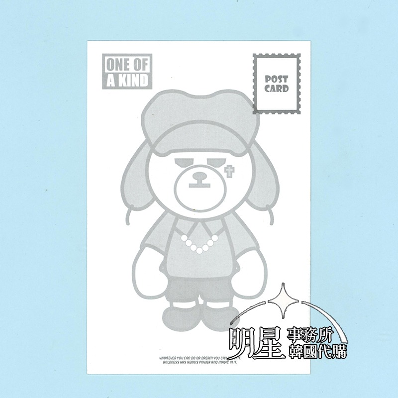 韓國代購 BIGBANG G-Dragon 權志龍 GD 韓國12張 明信片＋ 28張貼紙組-細節圖2