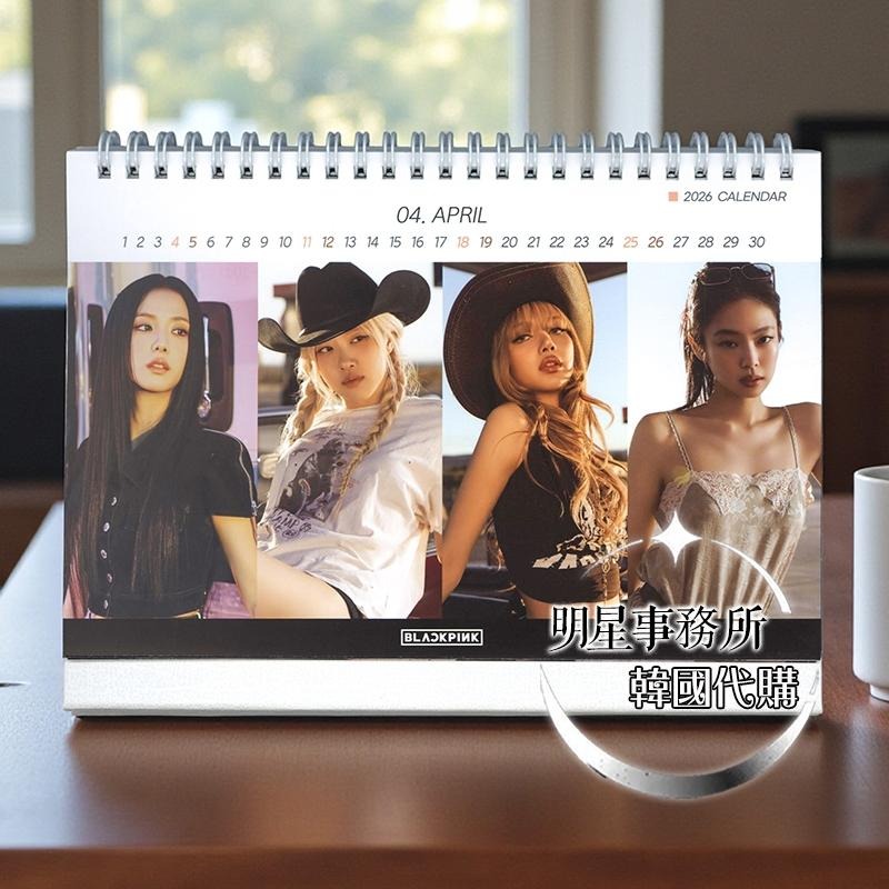 韓國桌曆 BLACKPINK 2026~2027 年曆 桌曆台曆 Jisoo Jennie Rose Lisa-細節圖2