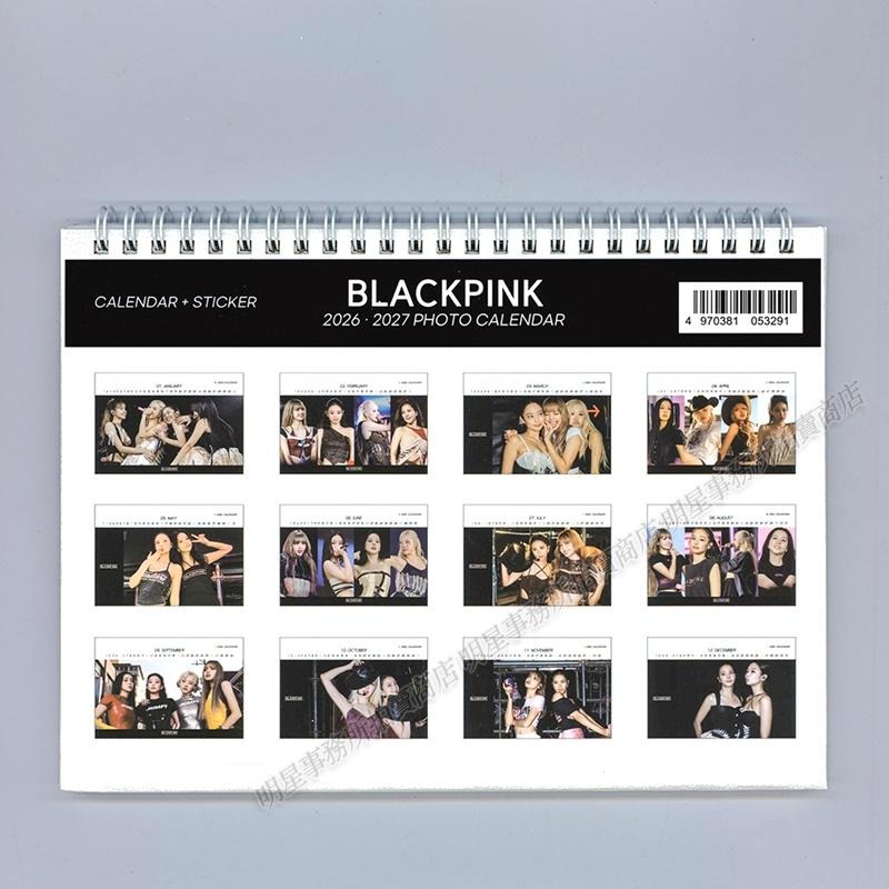 韓國桌曆 BLACKPINK 2026~2027 年曆 桌曆台曆 Jisoo Jennie Rose Lisa-細節圖5