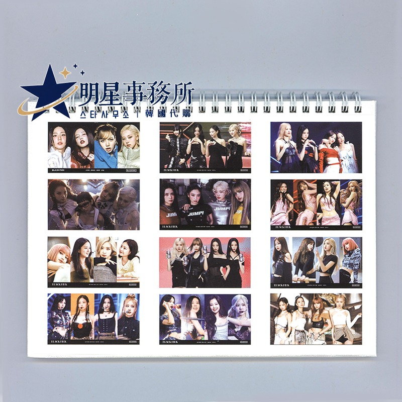 韓國桌曆 BLACKPINK 2026~2027 年曆 桌曆台曆 Jisoo Jennie Rose Lisa-細節圖5