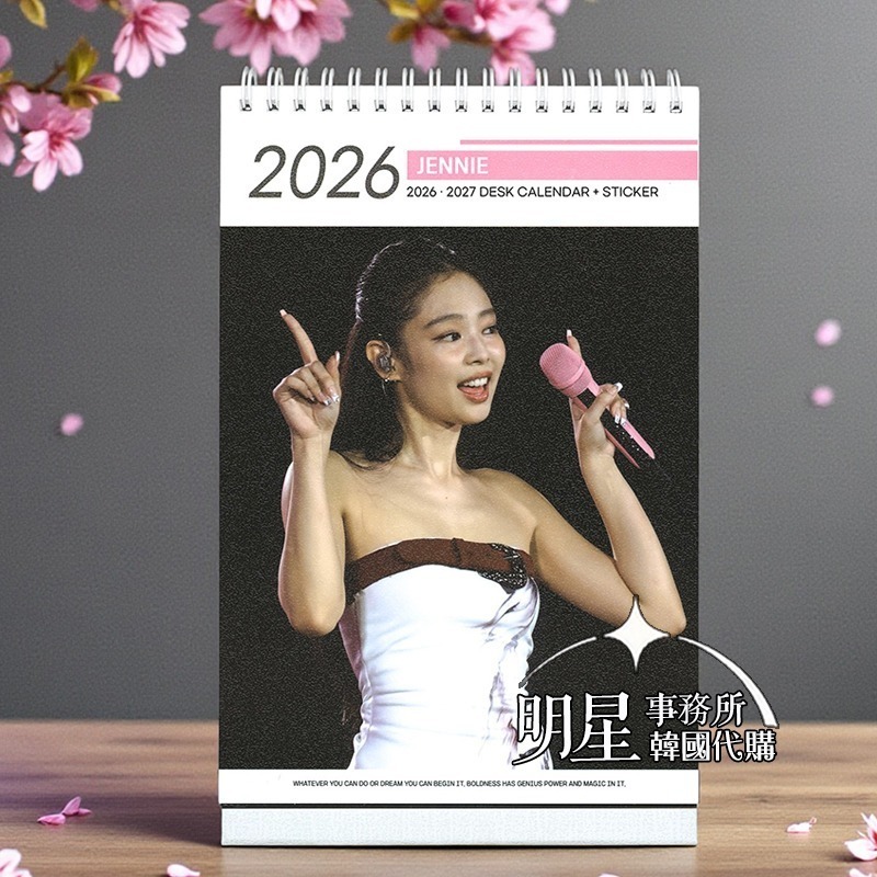 韓國桌曆 BLACKPINK 2026~2027 年曆 桌曆台曆 Jisoo Jennie Rose Lisa-細節圖10