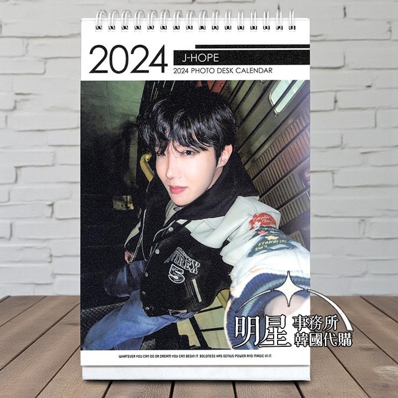 韓國代購 防彈少年團 號錫 BTS JHOPE 2026 ~ 2027 鄭號錫 年曆 直立式照片桌曆台曆+貼紙-細節圖3