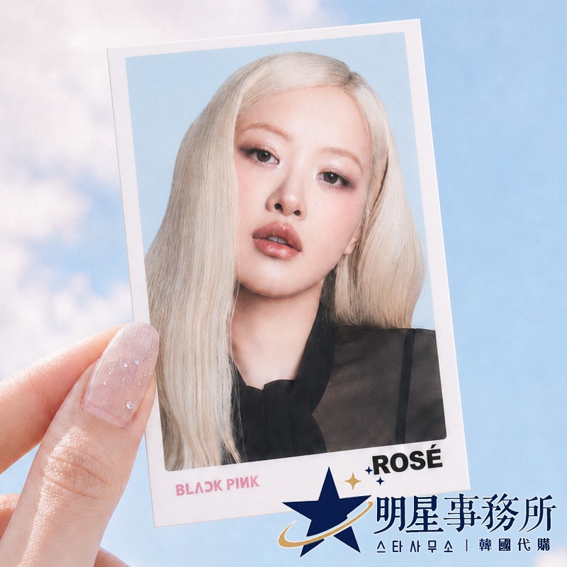 韓國進口 BLACKPINK Rosé 朴彩英 56張照片小卡 應援卡 留言卡 message card-細節圖3