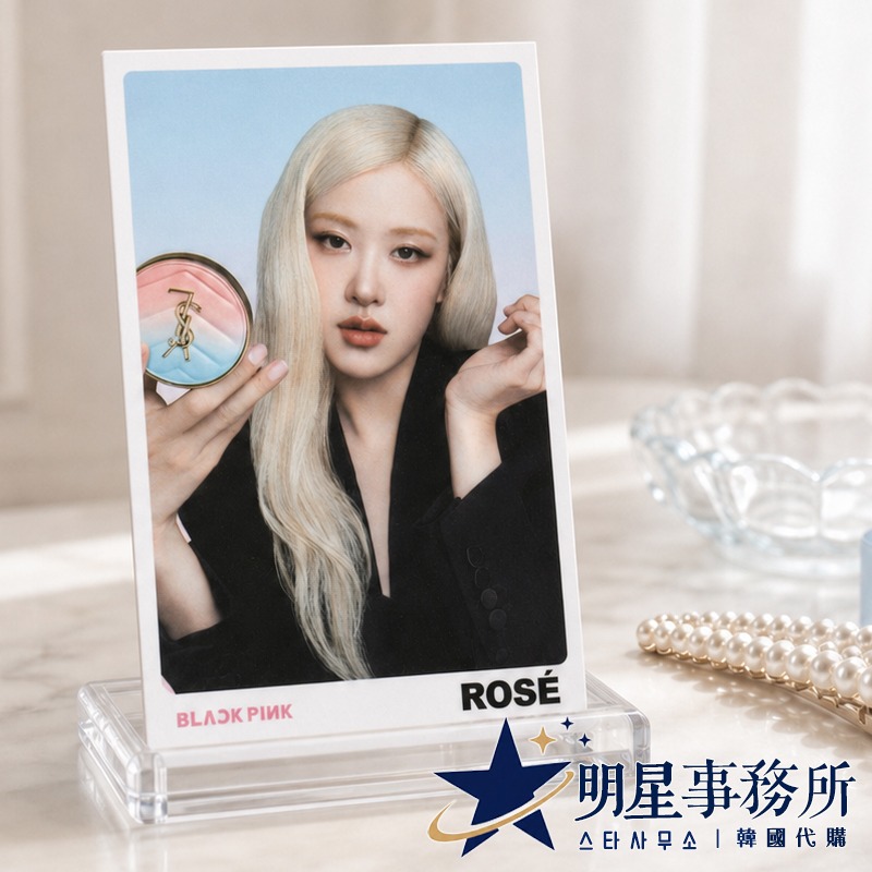 韓國進口 BLACKPINK Rosé 朴彩英 56張照片小卡 應援卡 留言卡 message card-細節圖4