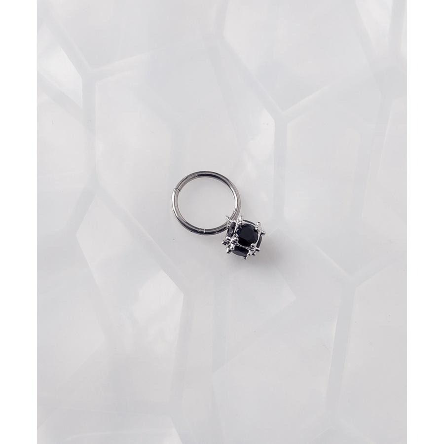 韓國代購 ASMAMA正品 SKZ Stray kids Felix HAN 李龍馥 李旻浩 同款黑晶體耳環 耳夾耳環-細節圖5