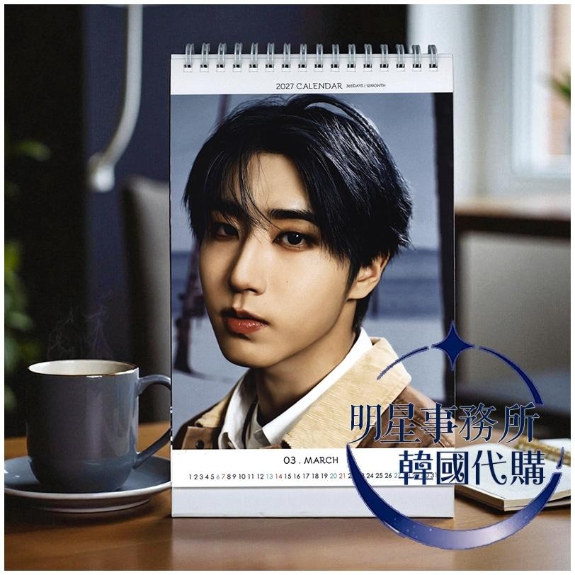韓國桌曆 SKZ Stray Kids HAN 韓知城 年曆 2026 ~ 2027 直立式桌曆台曆+貼紙-細節圖2