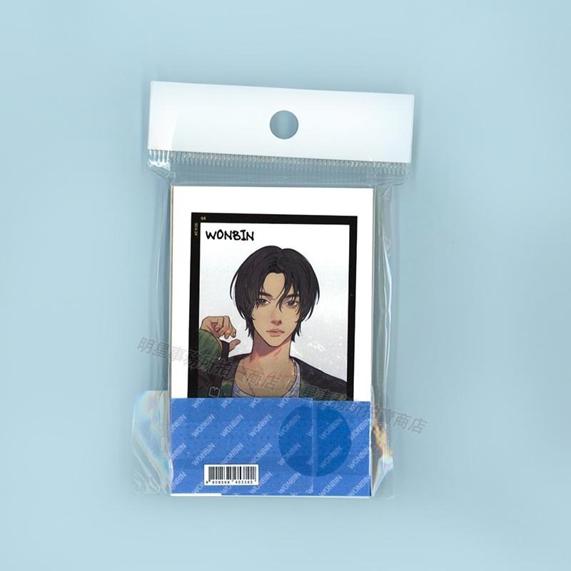 韓國代購 RIIZE Wonbin 元彬 56張照片小卡 應援卡message card-細節圖2