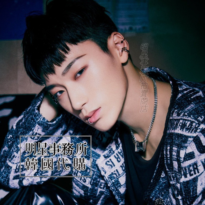 韓國代購 ASMAMA正品 ATEEZ San 崔傘 Hong Joong 金弘中 同款雙頭尖錐C形桿 鈦鋼耳環-細節圖2