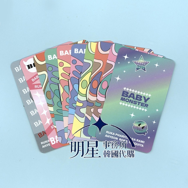 韓國代購 BABYMONSTER 寶怪 卡冊 小卡收納冊收集冊+10張雙面小卡-細節圖5