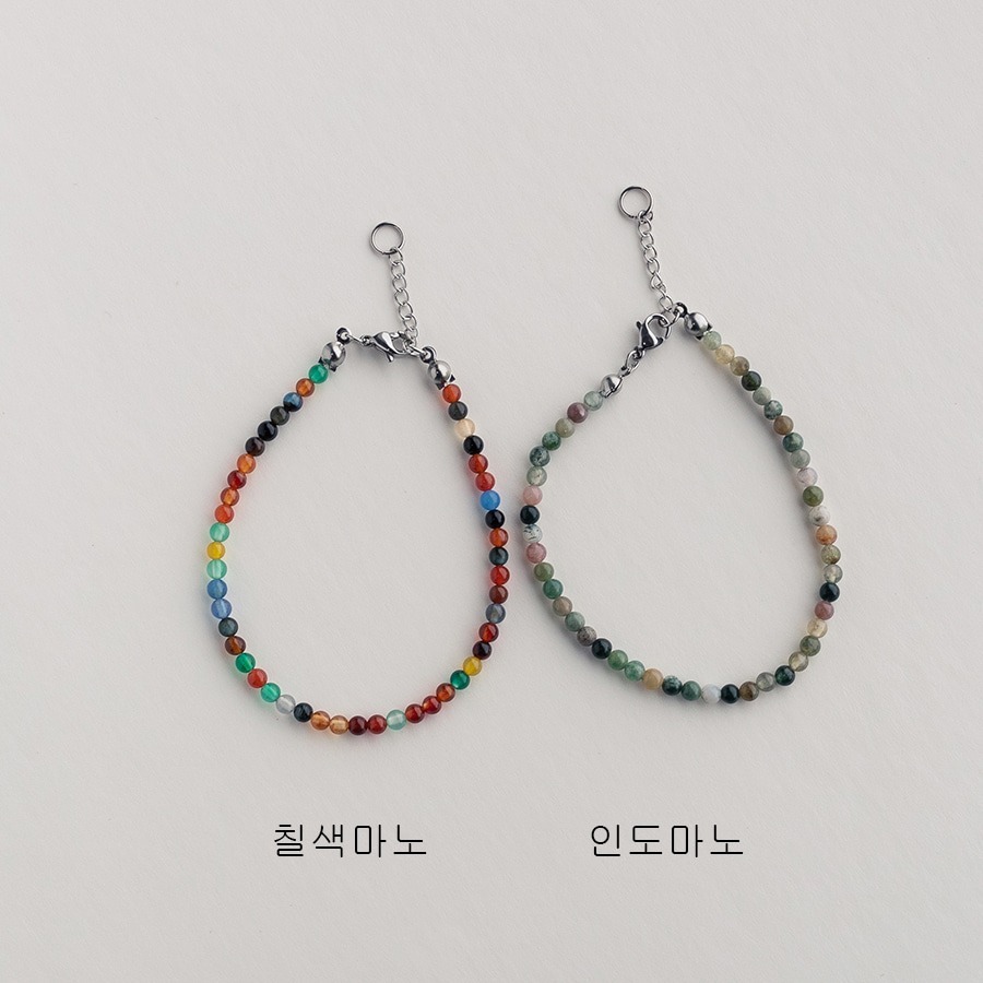 韓國進口 ASMAMA正品 防彈少年團 BTS V 金泰亨 同款彩色串珠手繩細手鍊-細節圖10