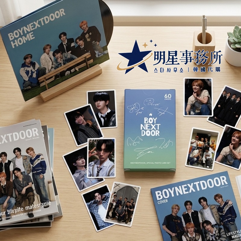韓國進口 BND BOYNEXTDOOR 盒裝IG小卡30張＋照片小卡30張 明宰鉉 金雲鶴 朴成淏 TAESAN-細節圖5