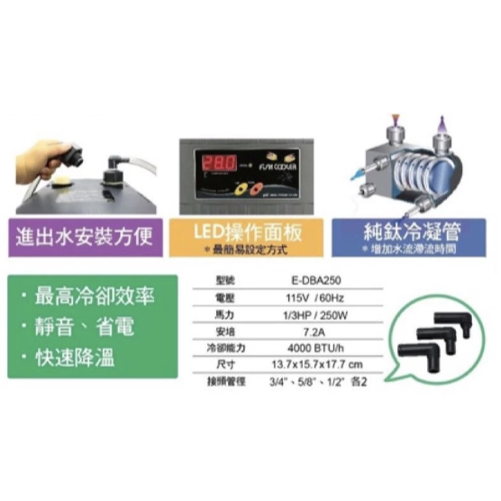 【ARCTICA】阿提卡冷卻機 DBM-250 1/3 (1280L水量用)-細節圖4