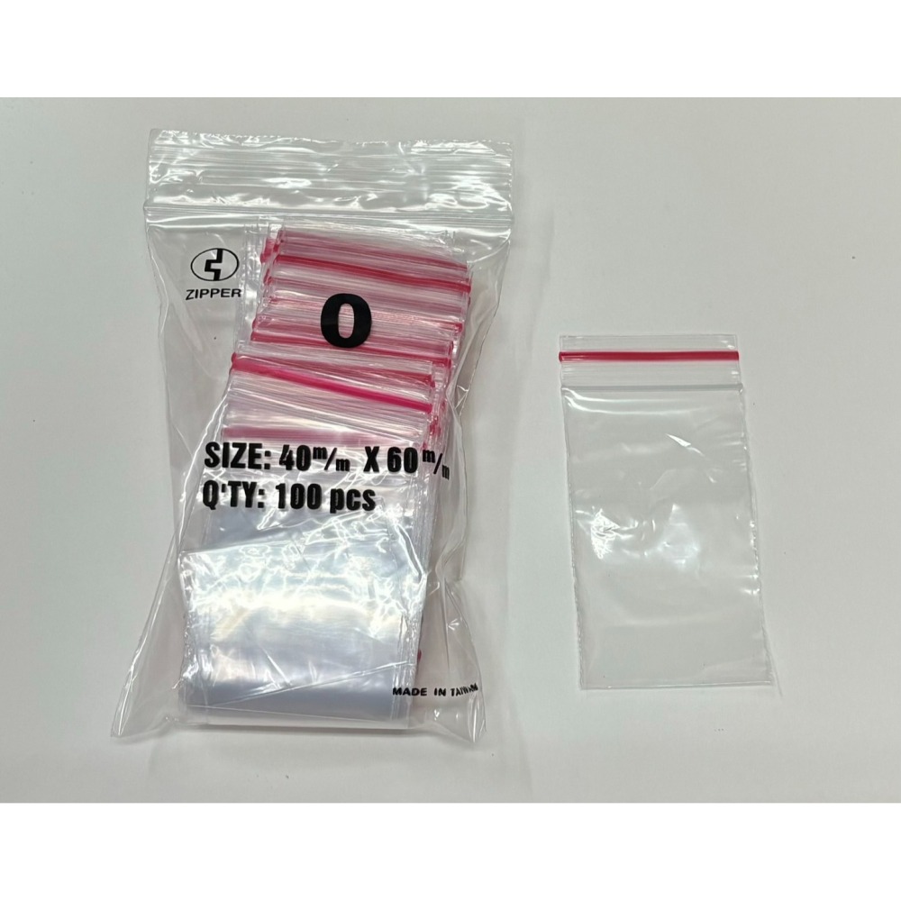 (00號~6號)ZIPPER 台灣製夾鏈袋 夾鍊袋 夾鏈袋子 袋子 夾鏈 透明夾鏈袋 100入 PE 夾鍊袋-細節圖4