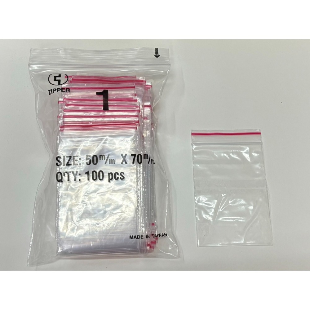 (00號~6號)ZIPPER 台灣製夾鏈袋 夾鍊袋 夾鏈袋子 袋子 夾鏈 透明夾鏈袋 100入 PE 夾鍊袋-細節圖5