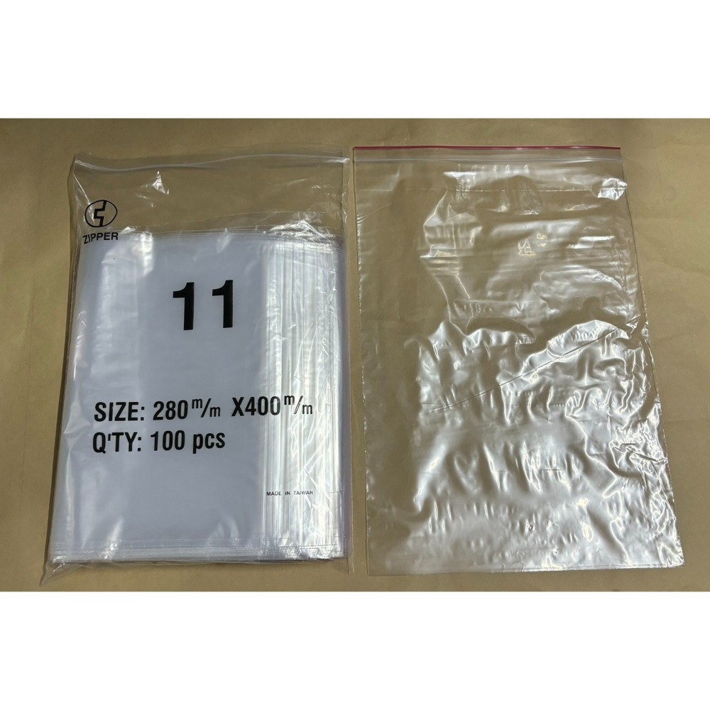 (7號~12號)ZIPPER 台灣製夾鏈袋 夾鍊袋 夾鏈袋子 袋子 夾鏈 透明夾鏈袋 100入 PE 夾鍊袋-細節圖4