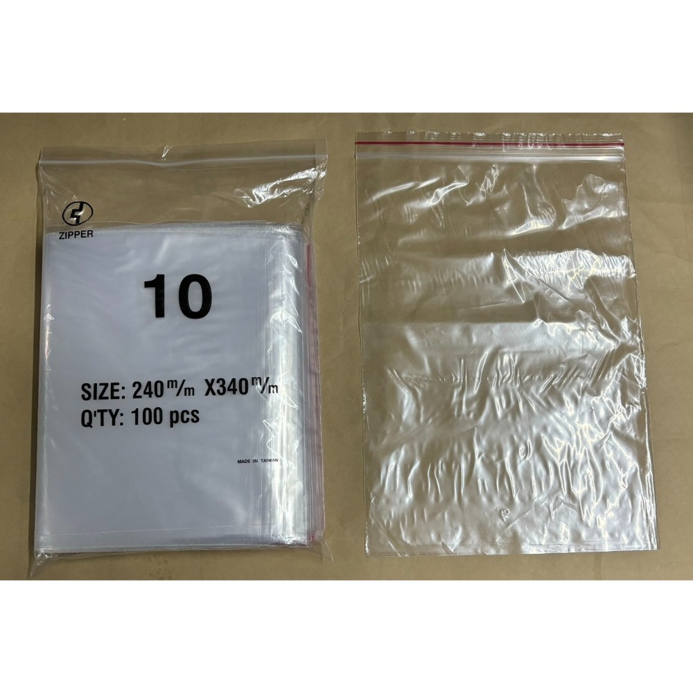 (7號~12號)ZIPPER 台灣製夾鏈袋 夾鍊袋 夾鏈袋子 袋子 夾鏈 透明夾鏈袋 100入 PE 夾鍊袋-細節圖5