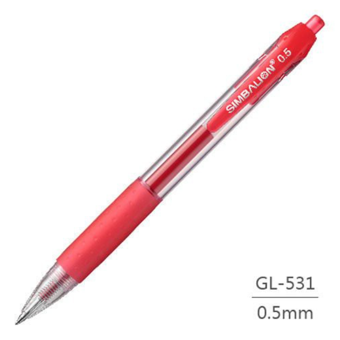 振昌文具 - 雄獅 GL-531 自動中性筆 0.5mm-細節圖2