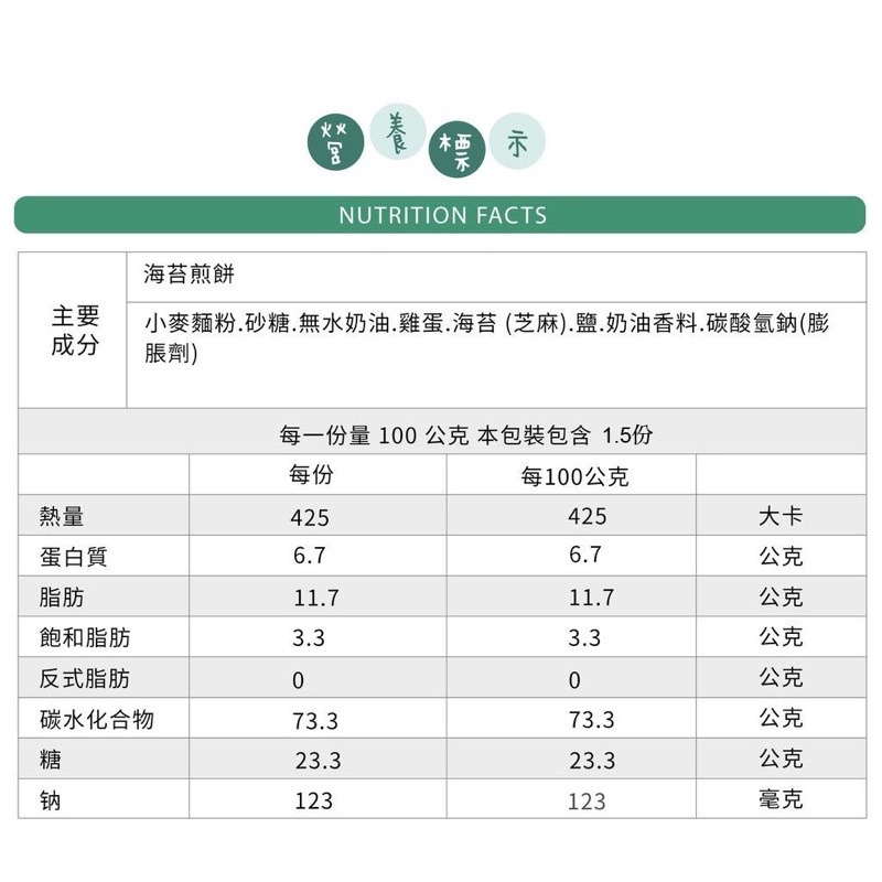 【古早味零食】海苔煎餅 味良野煎餅 150公克裝-細節圖5