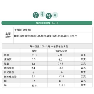 【經典點心】千層酥 100公克裝-細節圖4