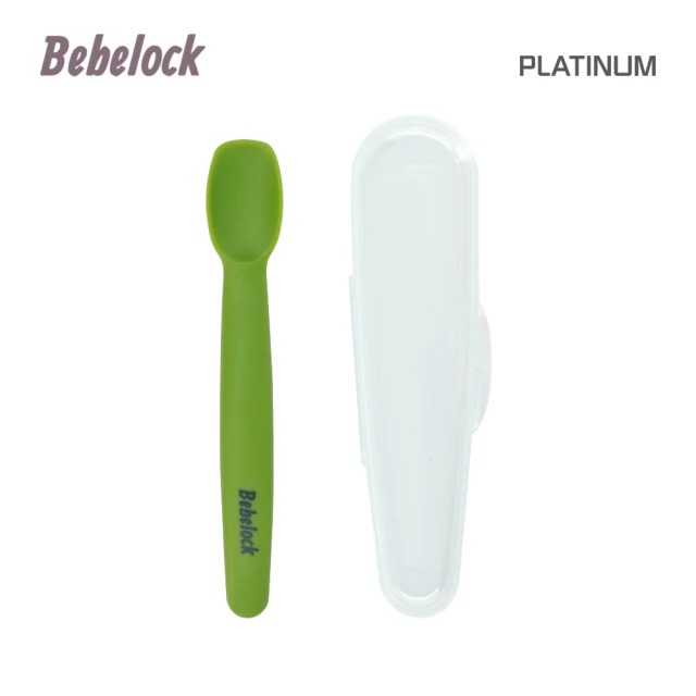 【BeBeLock】【現貨】【原廠公司貨】矽膠離乳餵食軟湯匙(附盒)-細節圖7