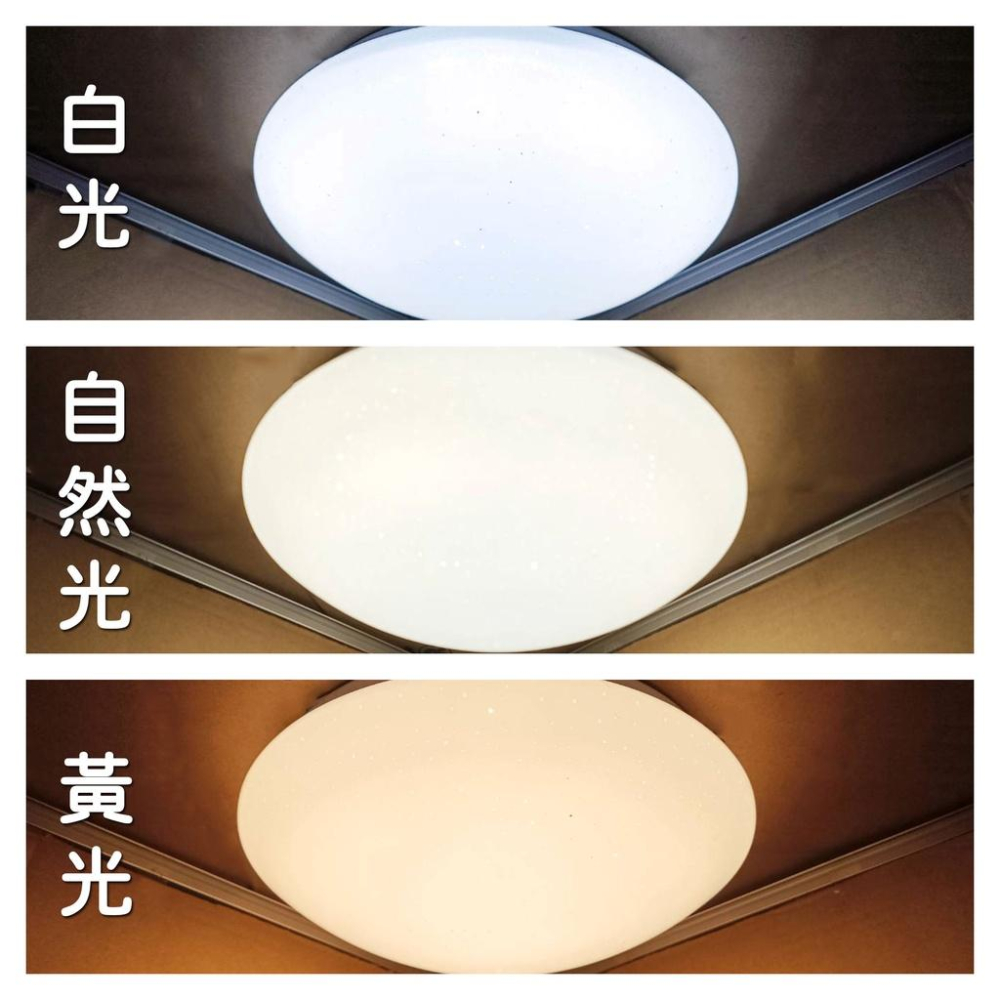 燈影  LED 鑽石星空 吸頂燈 20W28W40W55W 非調光 一年保固 白光黃光自然光 燈影居家照明 - RCD-細節圖2