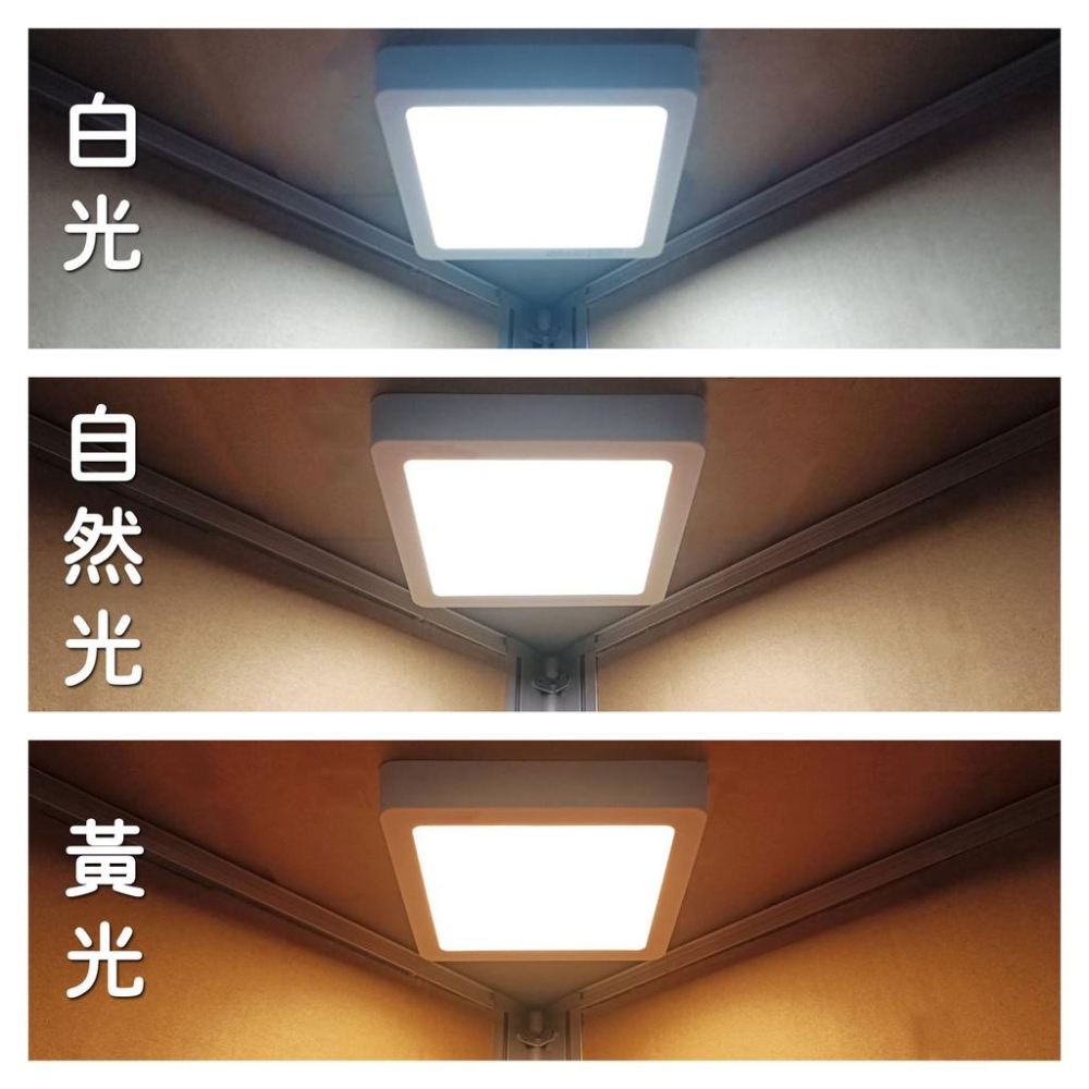 燈影 LED 12W 吸頂燈 小平板燈 16公分 無藍光 白光黃光自然光 一年保固 壁燈 燈影居家照明 - DPS-細節圖2