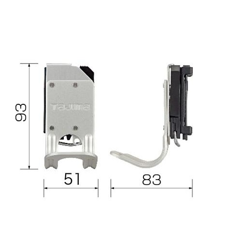 【TAJIMA田島】快扣式工具掛勾 R型 SFKHA-R-細節圖2