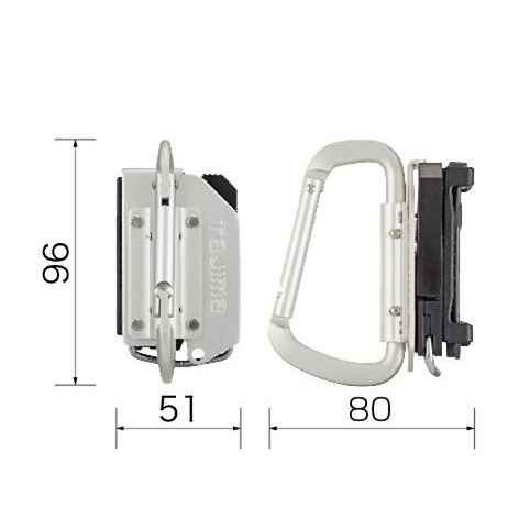 【TAJIMA田島】快扣式工具掛勾 C型(小) SFKHA-CS-細節圖3
