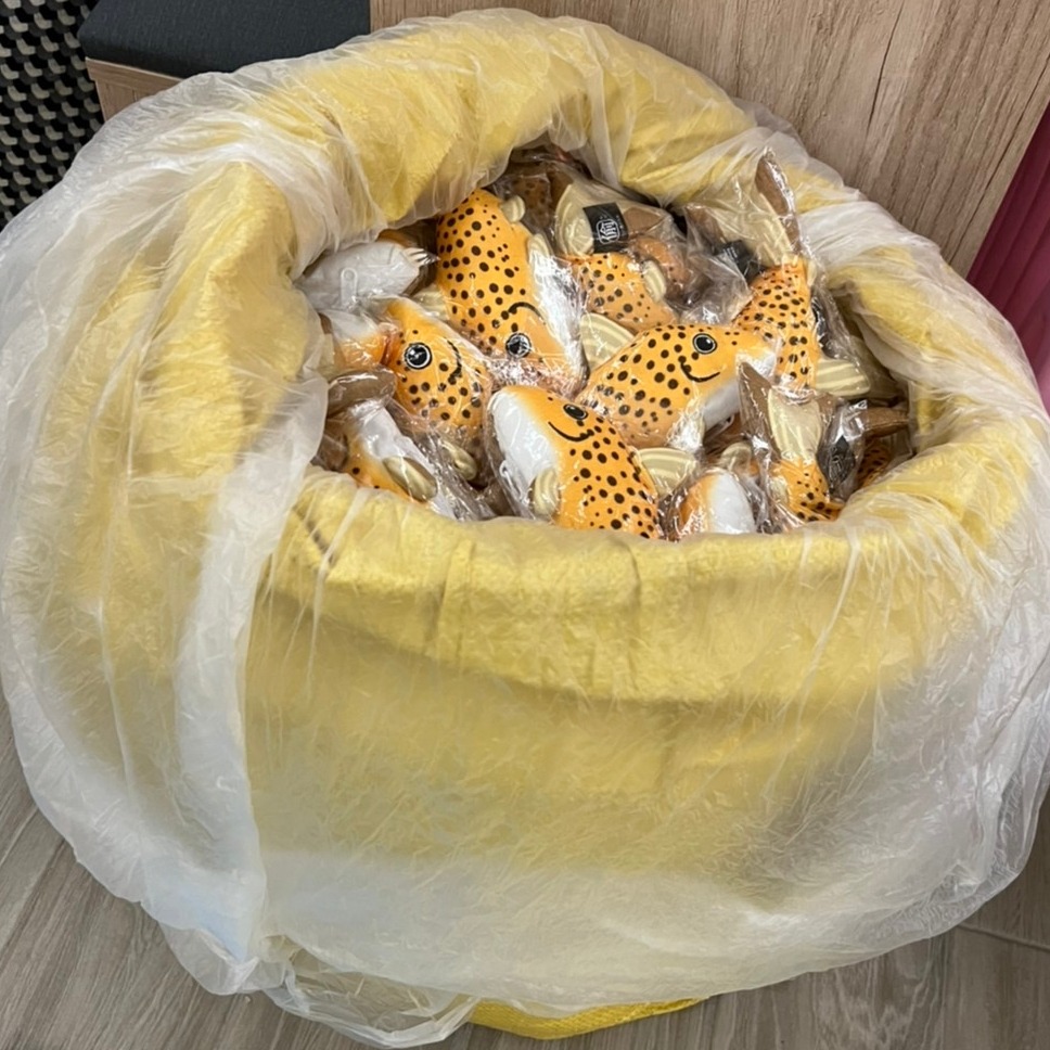 大明星歐陽鋒朝偉代言 現撈仔 阿奎尼斯 鼠魚購物袋-細節圖2