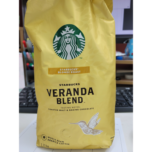 好市多代購星巴克 黃金烘焙綜合咖啡豆 1.13公斤 starbucks veranda blend