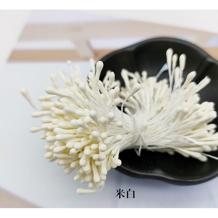 531禮物網💖花蕊/一束350根 花芯 啞光花蕊 火柴頭花蕊 絨花花蕊 絲襪花 玫瑰花芯 紙花材料-規格圖4