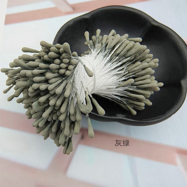 531禮物網💖花蕊/一束350根 花芯 啞光花蕊 火柴頭花蕊 絨花花蕊 絲襪花 玫瑰花芯 紙花材料-規格圖4