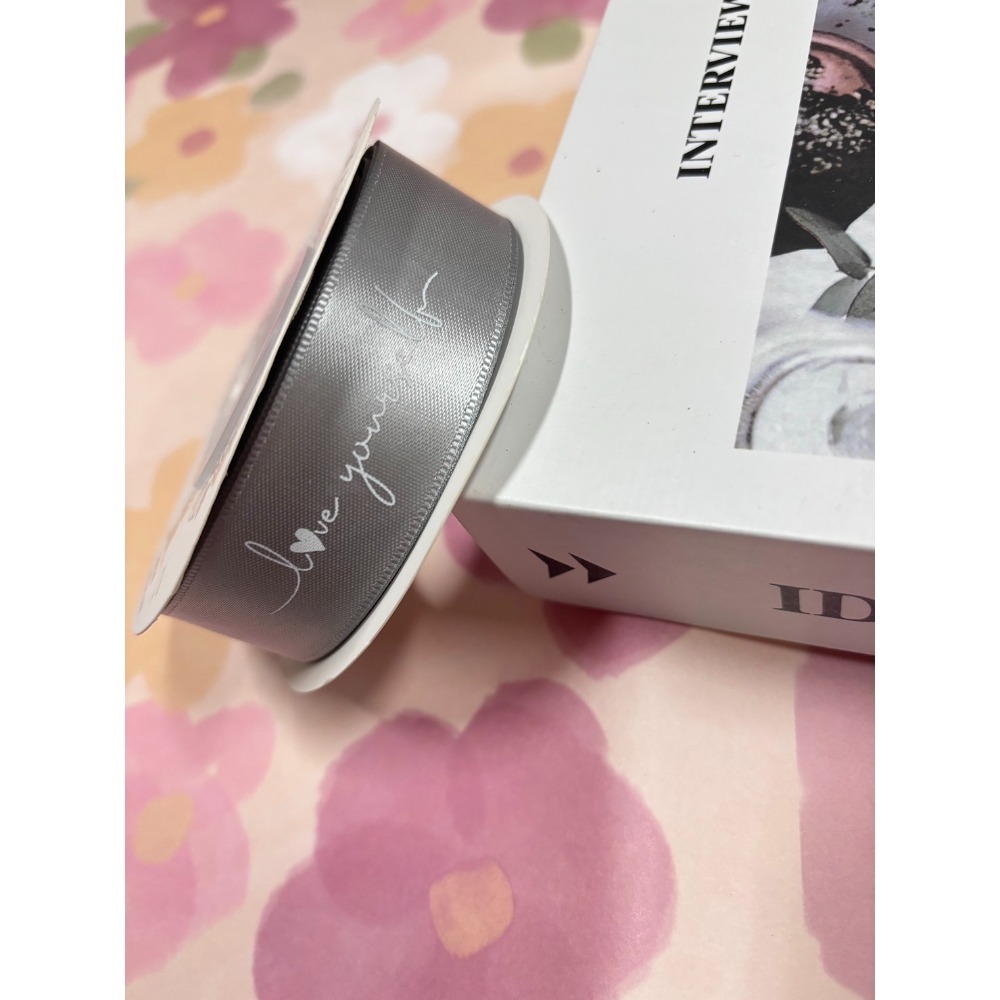 531禮物網💖【捲】愛自己緞帶🎀包裝緞帶 鮮花緞帶 蝴蝶結 織帶 英文緞帶 禮物緞帶 印刷緞帶 生日緞帶-規格圖7