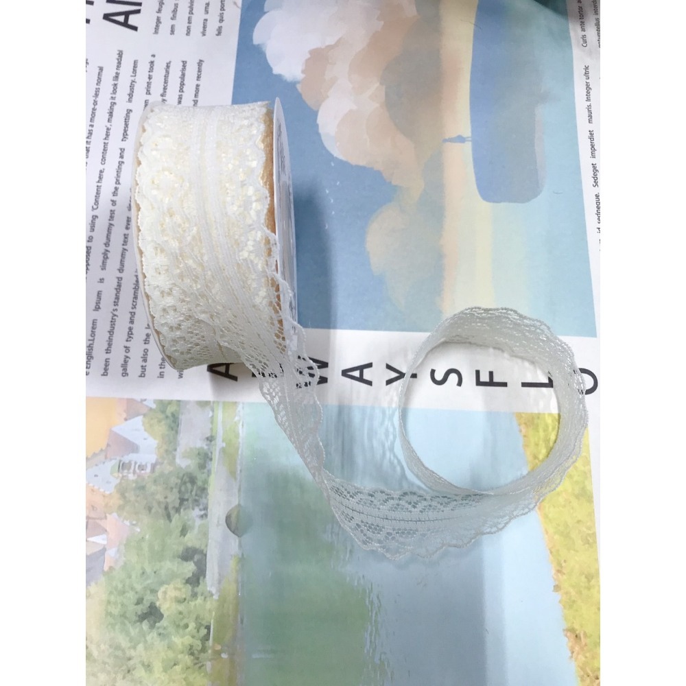 531禮物網💖【捲】3CM蕾絲花邊絲帶 新娘捧花 捧花緞帶 不凋花捧花 結婚胸花 禮物包裝手作緞帶 緞帶-規格圖5