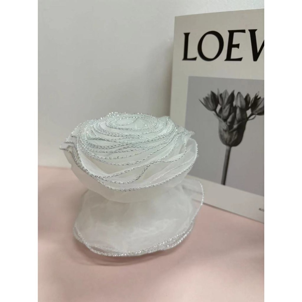 531禮物網💖泡芙圍邊紗 小香風花束包裝材料 母親節鮮花包裝材料 DIY永生花束圍邊帶 情人節花束裝飾緞帶-規格圖6